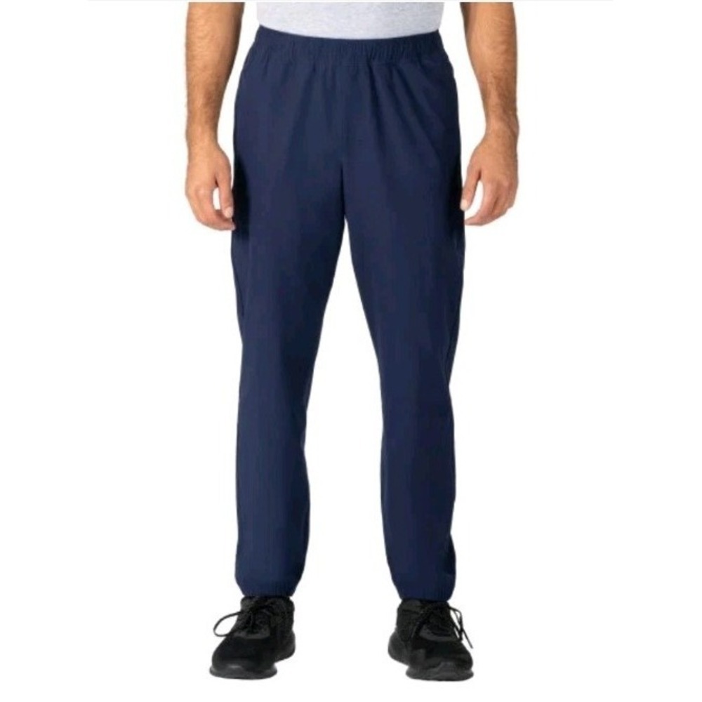Soybu Men's Woven Jogger Pants, Blue, Size Medium